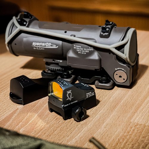 ELCAN Specter DR + red dot Docter
